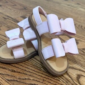 Cat & Jack Light Pink Bow Sandals